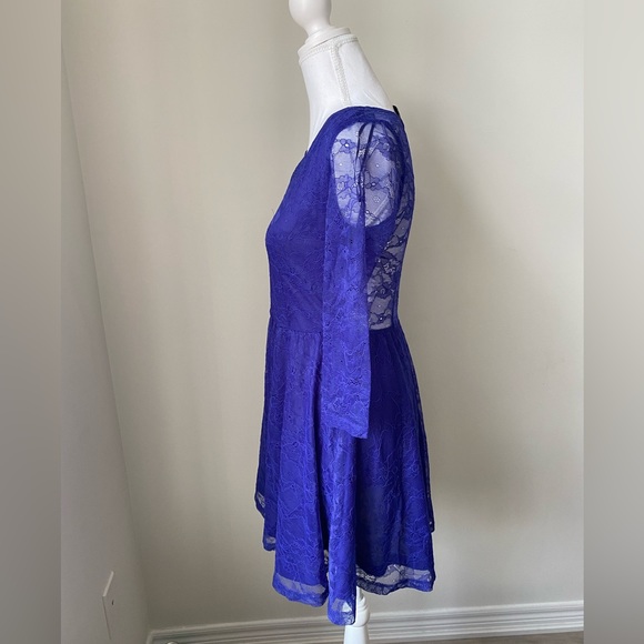 H&M Perfect Lace Blue Dress - Picture 5 of 5